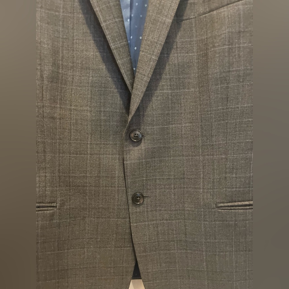 Joseph Abboud Joe Joseph Abboud Gray Check Blazer… - image 3